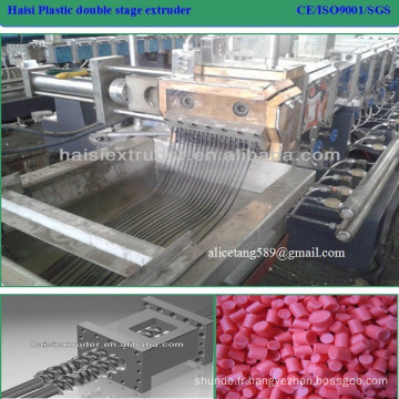 Recyclage du PET/PBT/PC/PE plastique machine usine de bouletage